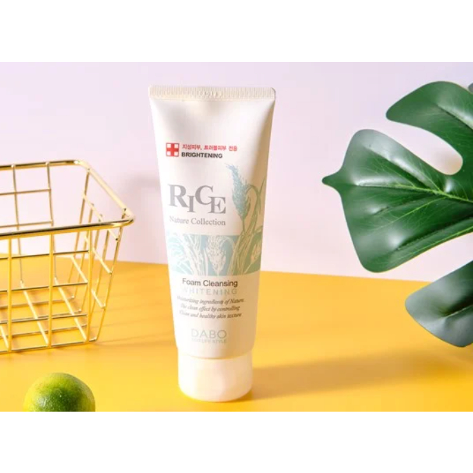 Sữa rửa mặt Gạo, trắng da Dabo 150ml