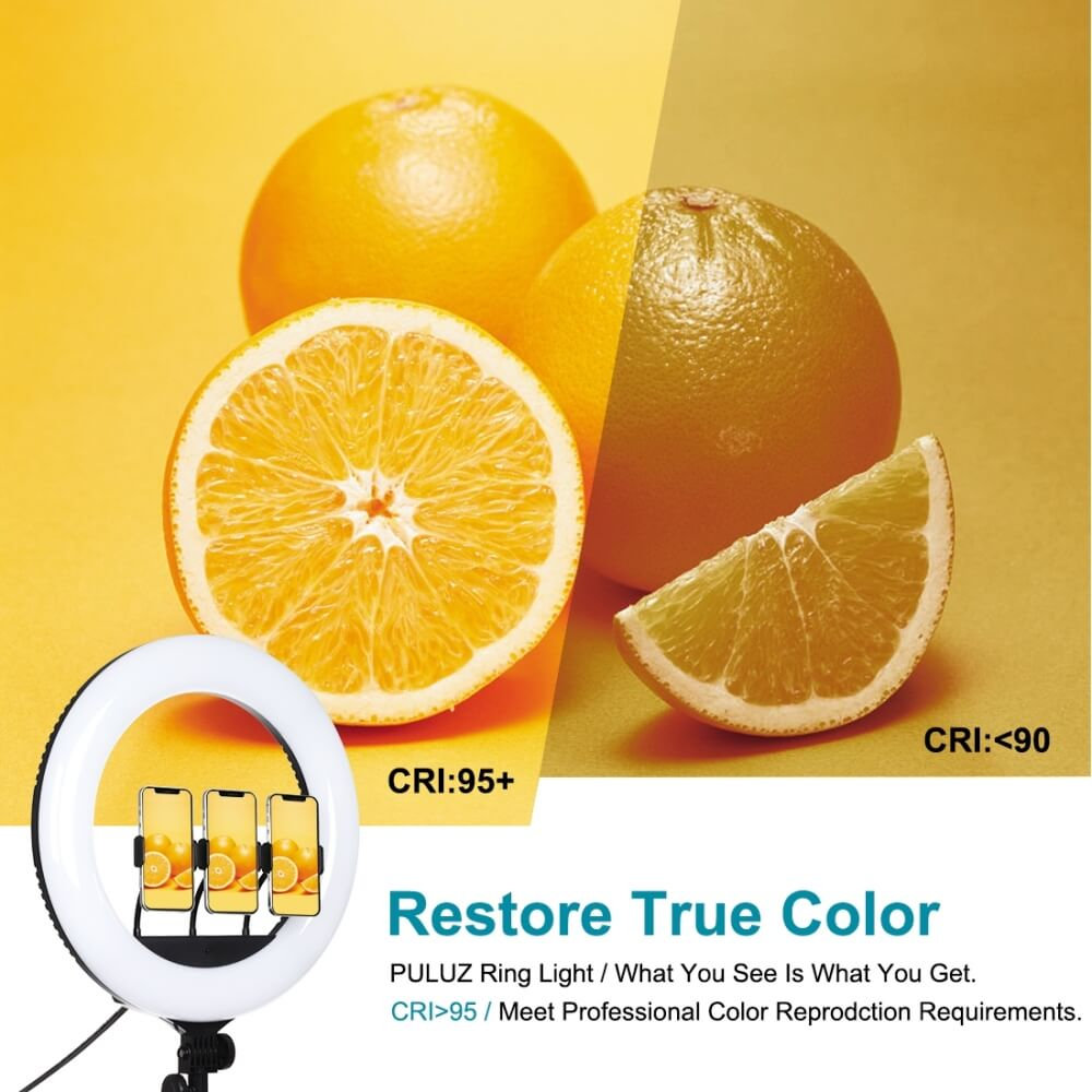 ĐÈN LED LIVESTREAM 46CM 50W PULUZ CHÍNH HÃNG