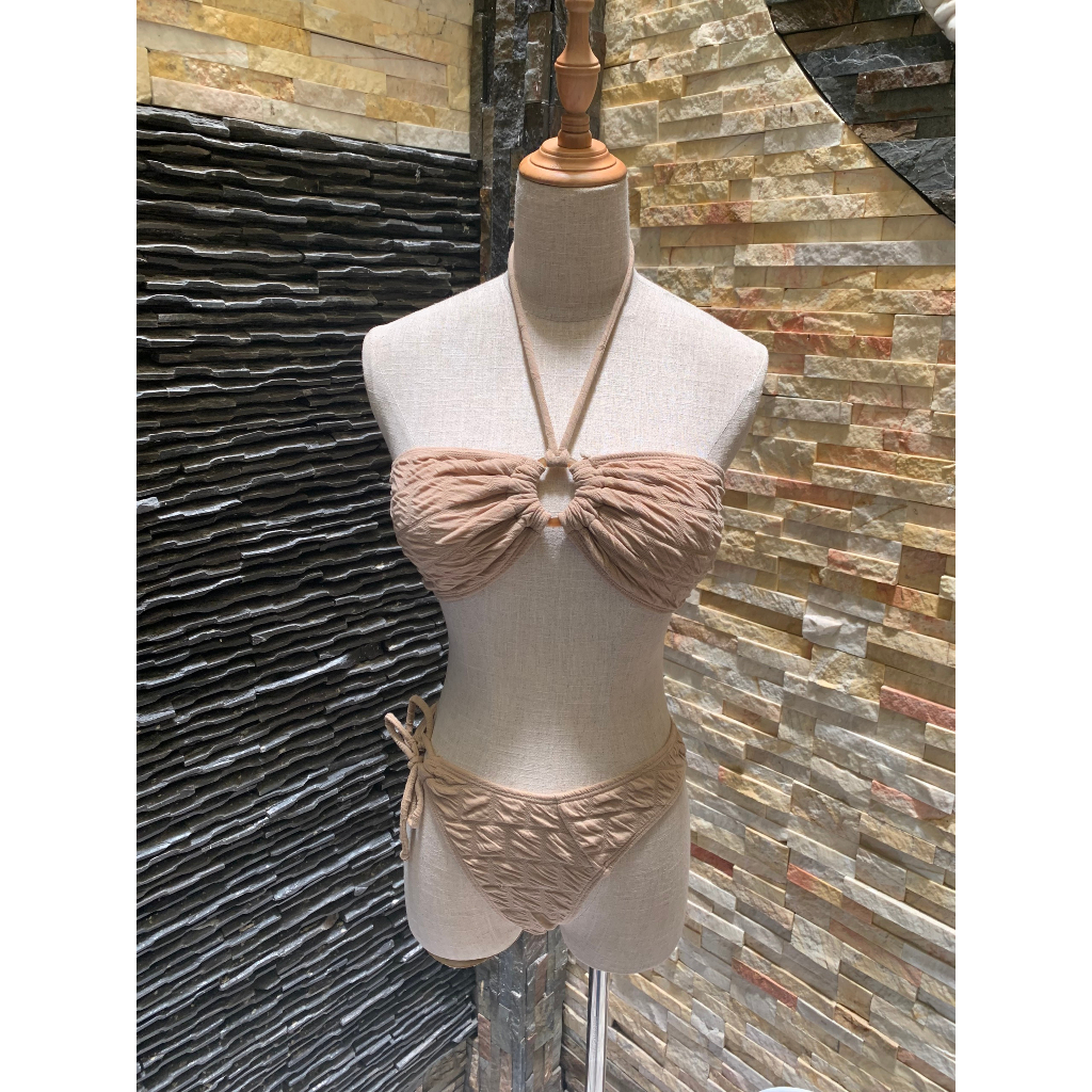Bikini phối khoen nâu gợi cảm