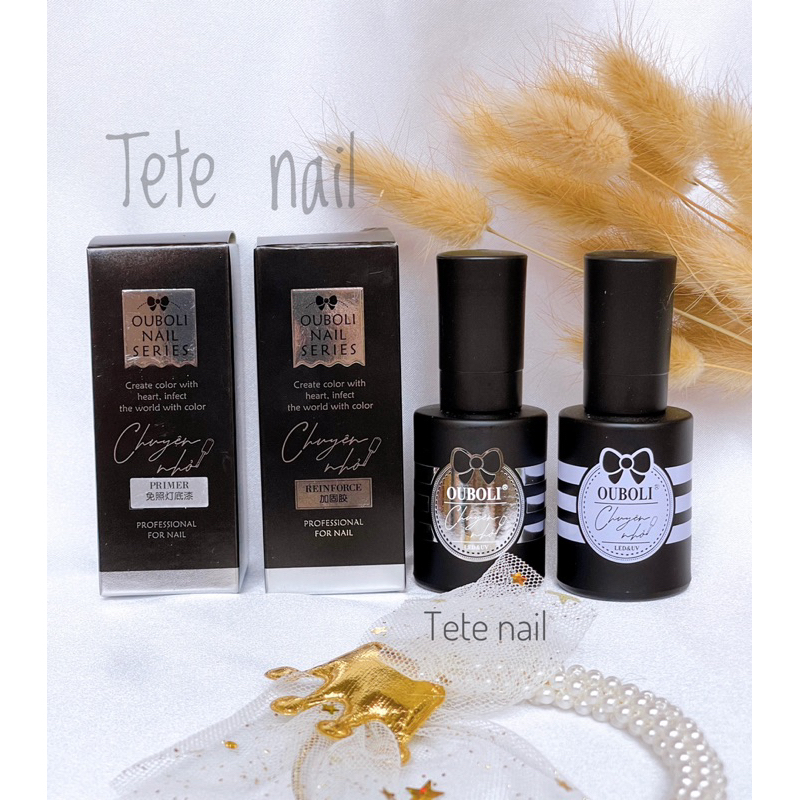 Base top cứng móng kiềm dầu OUBOLI chính hãng 20ml - tete nail