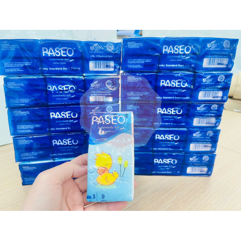 COMBO 10 LỐC 60 GÓI KHĂN GIẤY PASEO