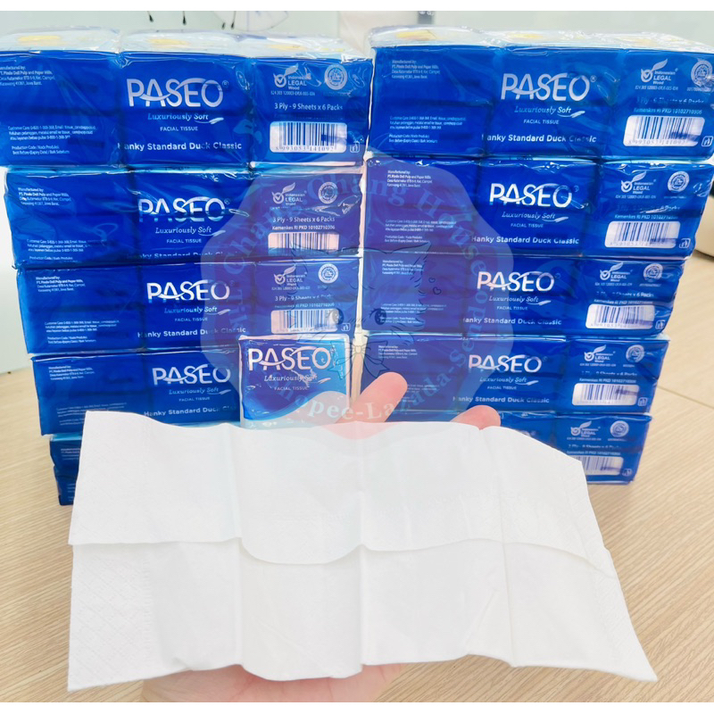 COMBO 10 LỐC 60 GÓI KHĂN GIẤY PASEO