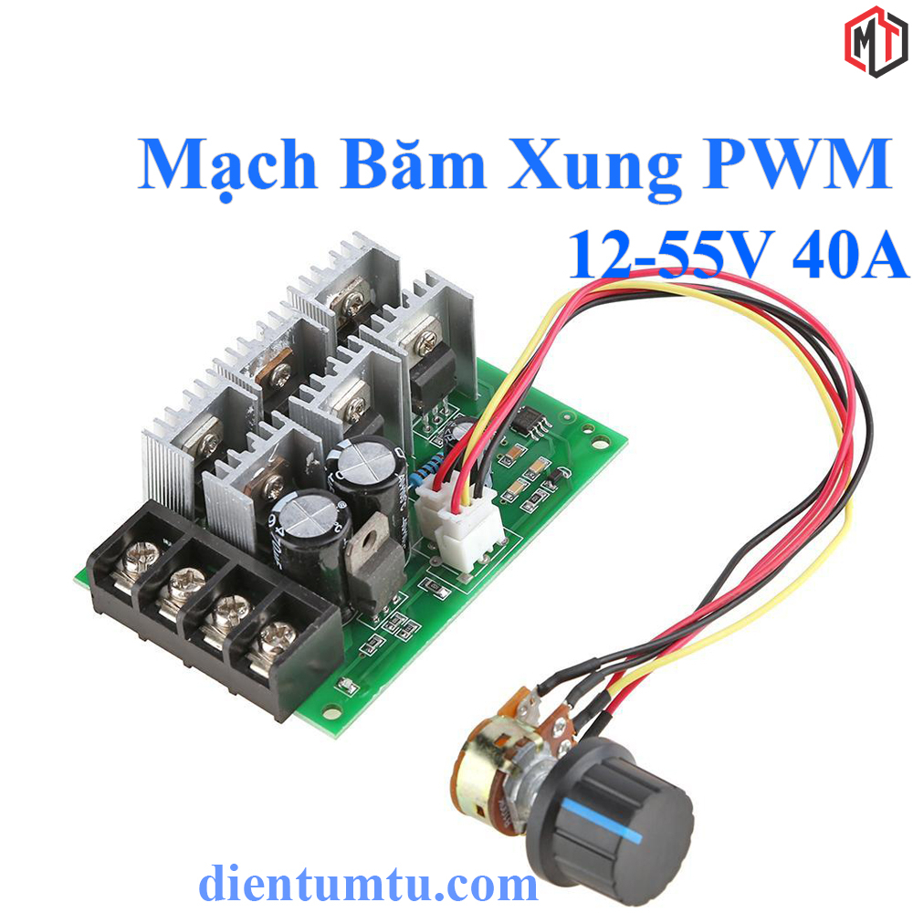 Mạch điều khiển tốc độ động cơ DC PWM 12V - 55V 40A
