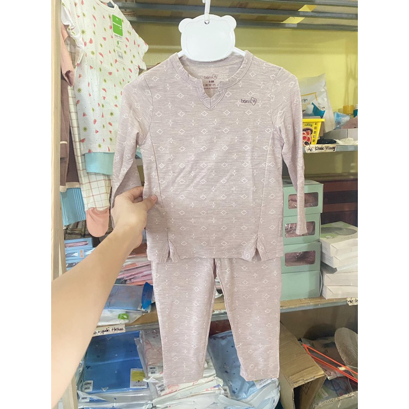 Bộ dài tay Bons99 vải sợi Modal cao cấp siêu mềm mát cho bé trai bé gái