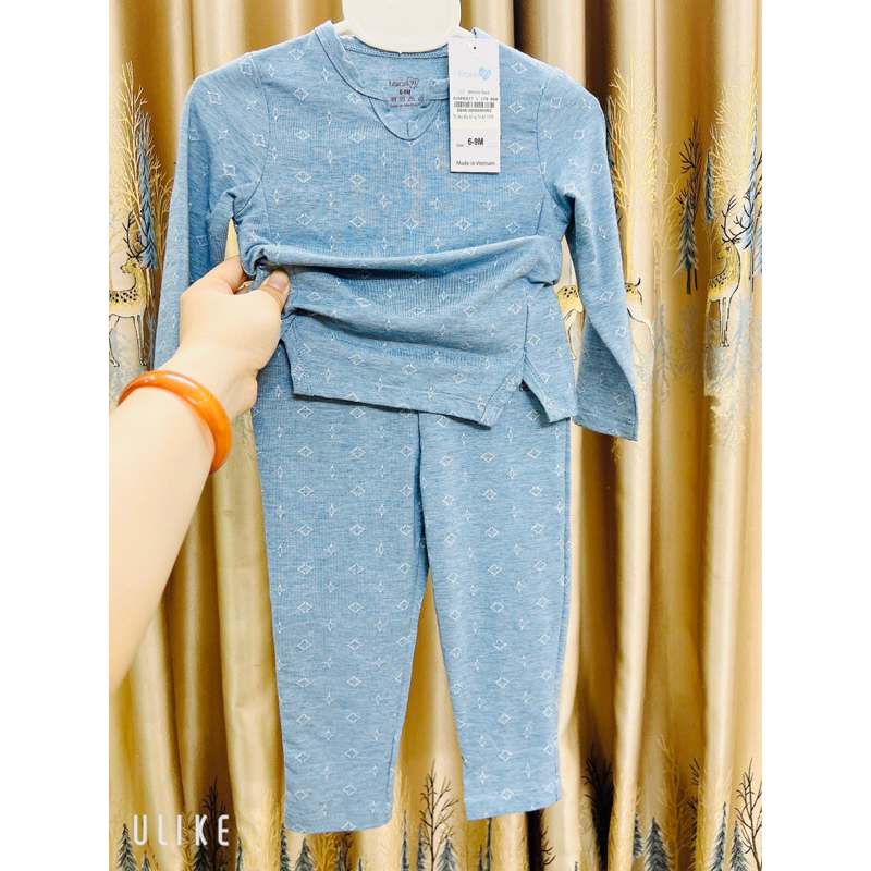 Bộ dài tay Bons99 vải sợi Modal cao cấp siêu mềm mát cho bé trai bé gái