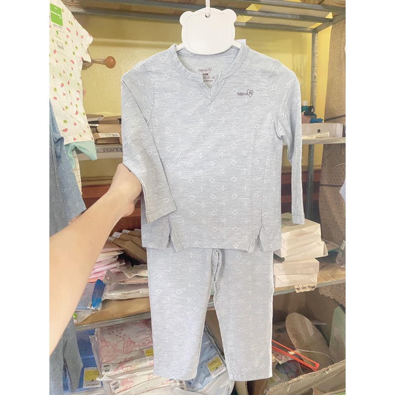 Bộ dài tay Bons99 vải sợi Modal cao cấp siêu mềm mát cho bé trai bé gái