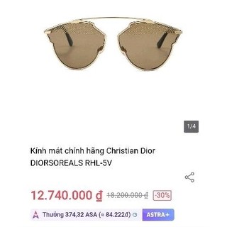 Kính si hiệu DIOR Italy