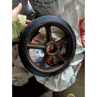 Bánh xe lõi gang đường kính 25cm