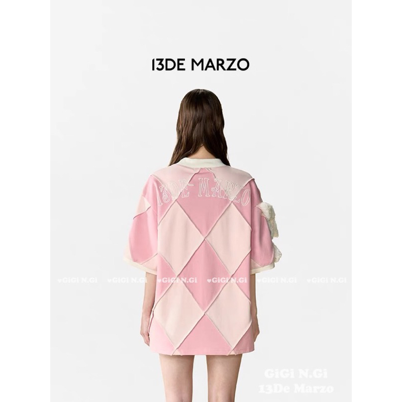 Áo phông 13DE trám viền