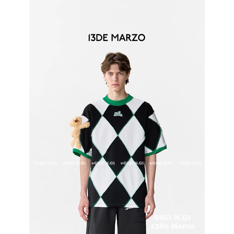 Áo phông 13DE trám viền