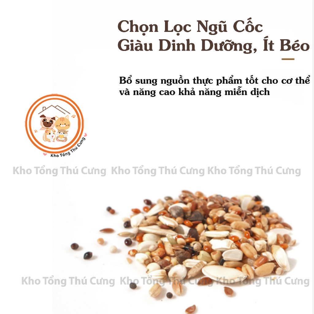 Thức ăn Eco Forest dinh dưỡng toàn diện cho chuột hamster mini,robo,campel,ww,sóc,.thành phần thơm ngon,an toàn gói 400g