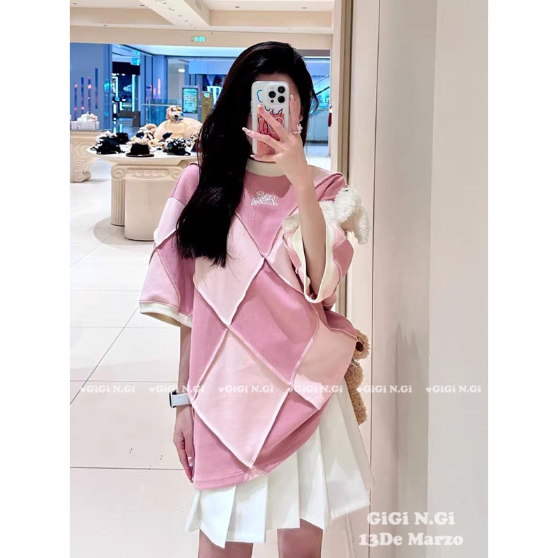 Áo phông 13DE trám viền