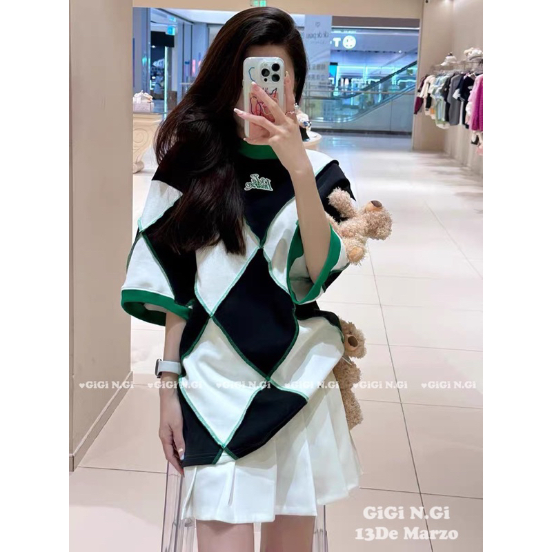 Áo phông 13DE trám viền