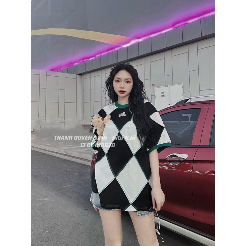 Áo phông 13DE trám viền