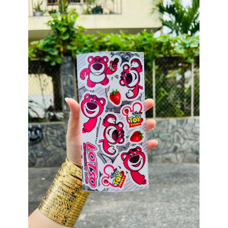 Set Tem Gấu Dâu MiNi