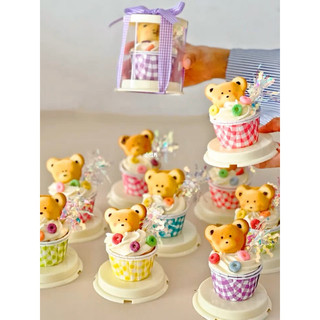 Hộp đựng bánh cupcake, đựng 1 bánh, hộp mica