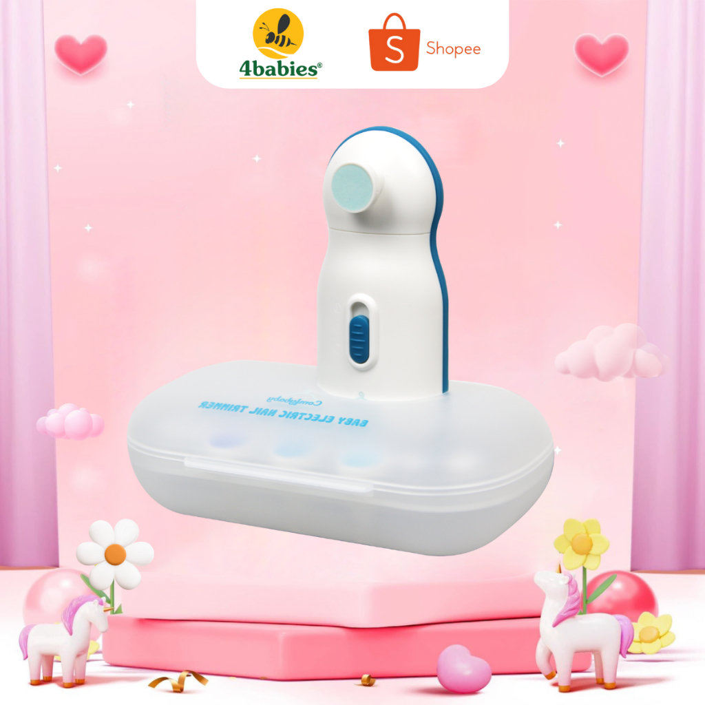 Máy dũa móng tay tự động cho trẻ Comfybaby ME4450, cắt móng tay an toàn cho bé, mài móng tay cho trẻ sơ sinh