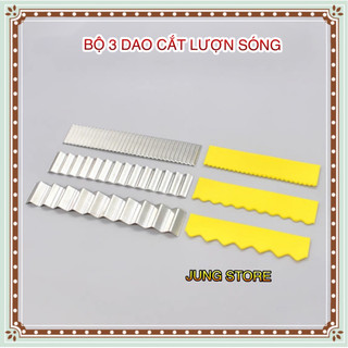 Bộ 3 dao cắt lượn sóng làm bánh tạo hình M421