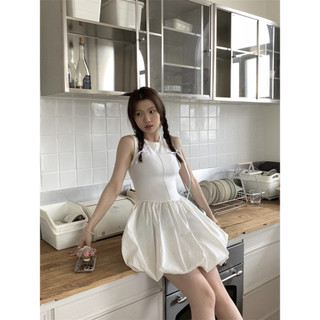 Đầm thun ôm body tùng xoè thoải mái tiểu thư sang chảnh