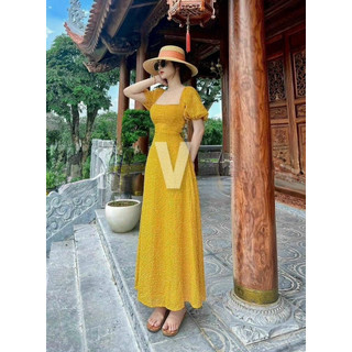 ĐẦM VÁY DÀI DỰ TIỆC NHẤN THẮT LƯNG CÓ MÚT