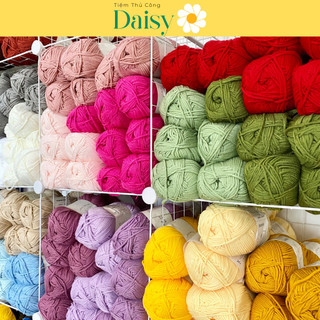 Len Yaoh 100g sợi 3mm - Len wool thực vật