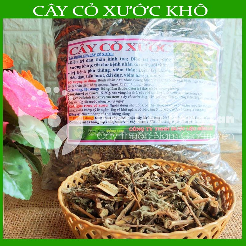 Thảo dược CÂY CỎ XƯỚC khô sạch đóng gói 500gram - congtyduoclieuhonglan