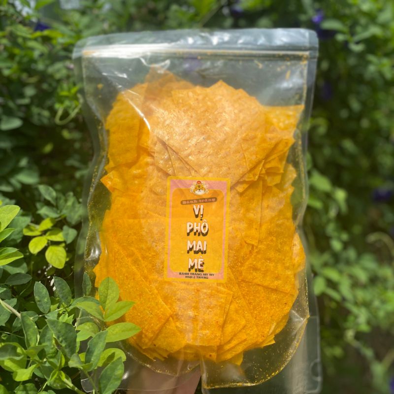 500g Bánh tráng phô mai lá mè