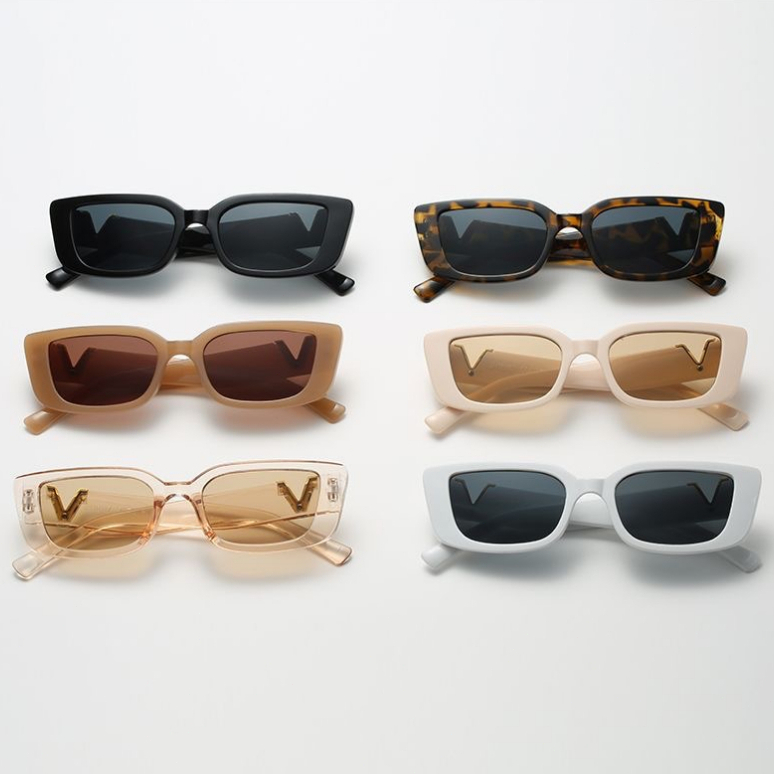 ⚡Kính râm mát gọng cao cấp chữ nhật thời trang sành điệu chống tia UV cho nam và nữ
