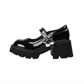 Flora Platform Maryjane - giày da bò nữ (genuine leather)