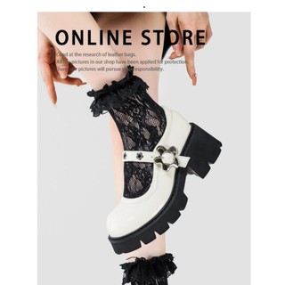 Flora Platform Maryjane - giày da bò nữ (genuine leather)