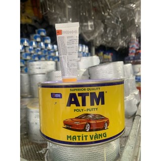 Bột trét bả matit vàng atm bột bả sơn ô tô, xe máy