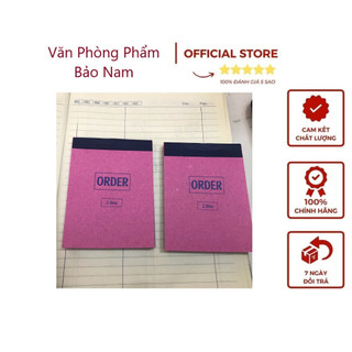 Combo 10 quyển sổ order 2 liên 75x105mm