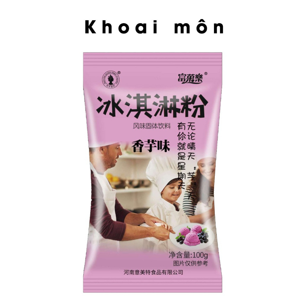 Bột Làm Kem 6 Vị Không Cần Dùng Máy 💖𝑭𝑹𝑬𝑬 𝑺𝑯𝑰𝑷💖 Bột Làm Kem Thơm Ngon, Hấp Dẫn, Dễ Làm