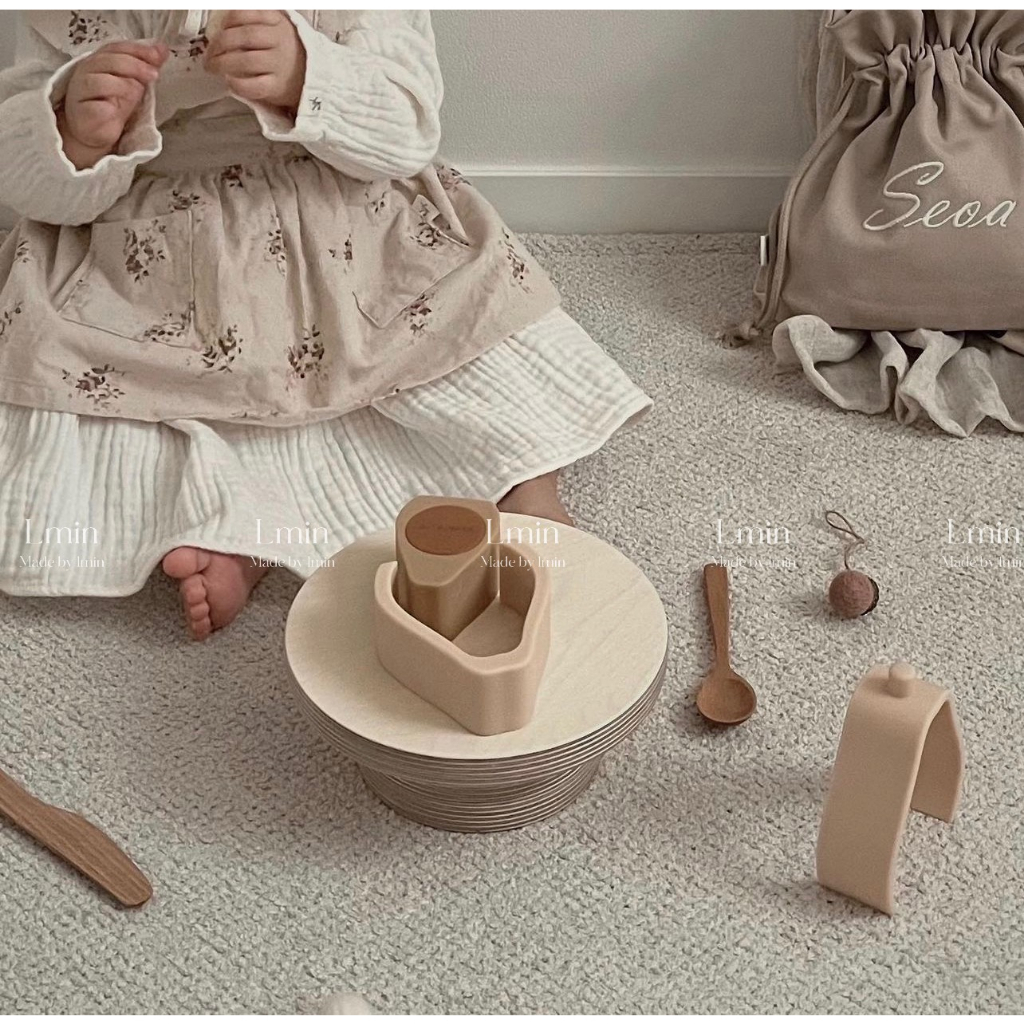 Đế bánh kem gỗ