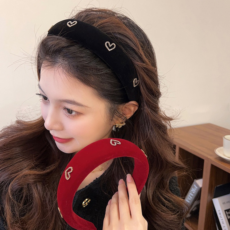 Cài tóc đính đá cute, băng đô họa tiết cho nữ