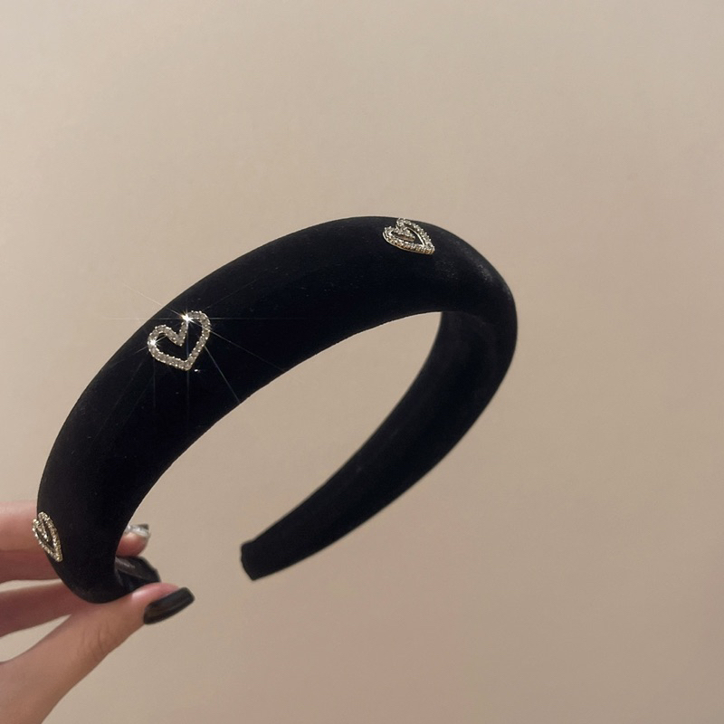 Cài tóc đính đá cute, băng đô họa tiết cho nữ