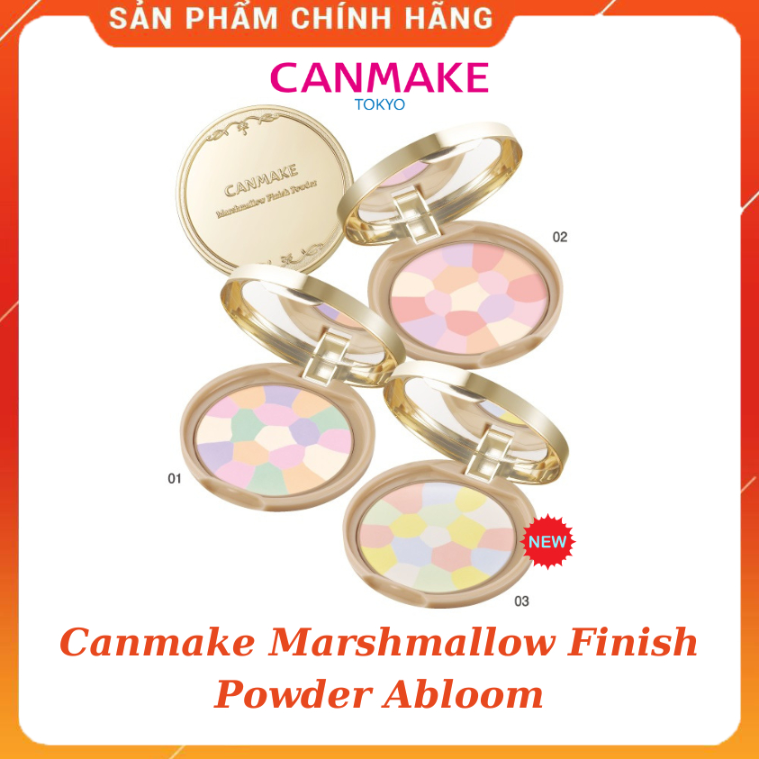 Phấn Phủ Canmake Marshmallow Finish Powder Abloom Đa Sắc Siêu Mịn