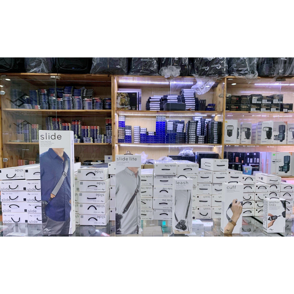 Dây máy ảnh PeakDeasign Slide Lite Ash, Bản trung