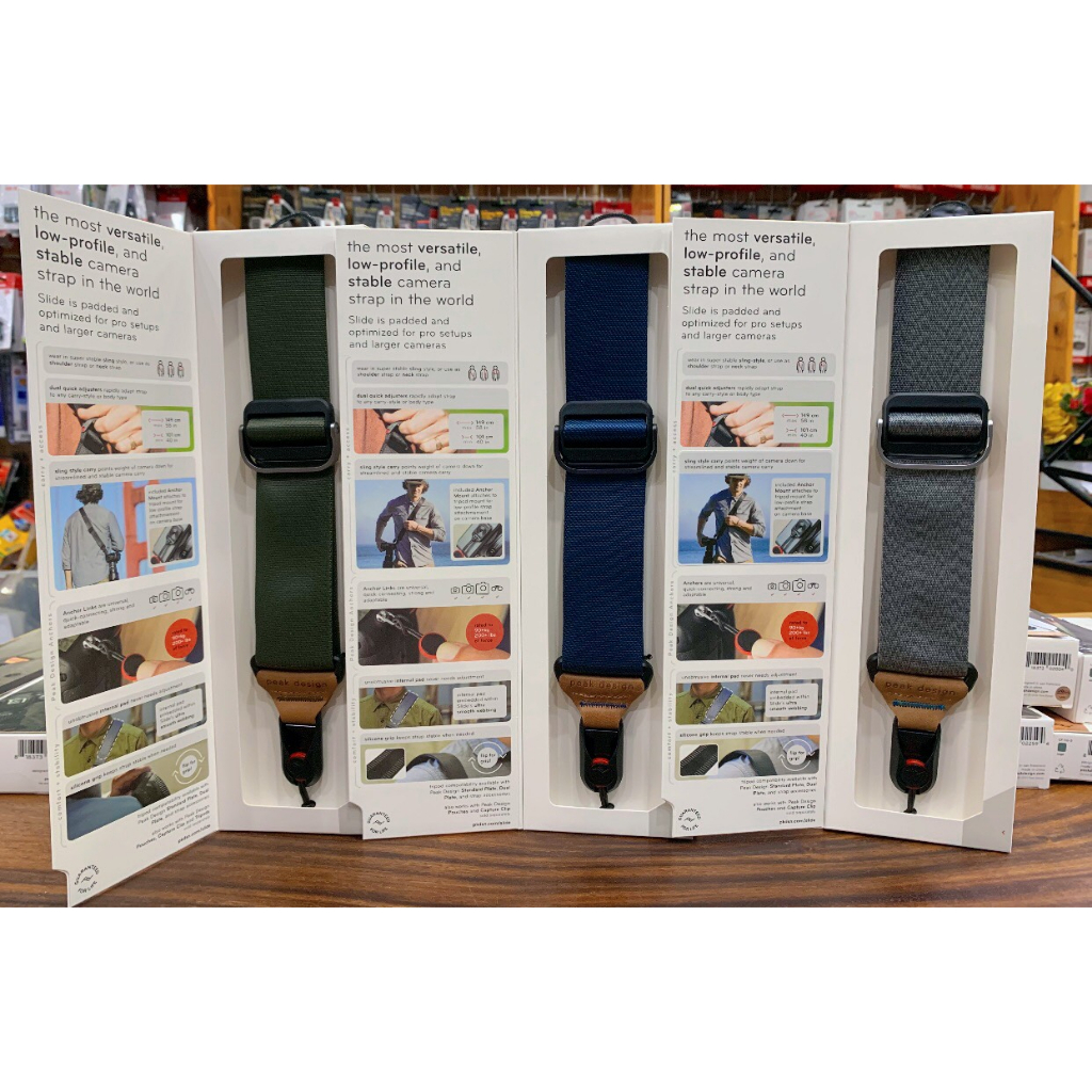 Dây máy ảnh Peak Design Slide Lite Sage , Hàng chính hãng