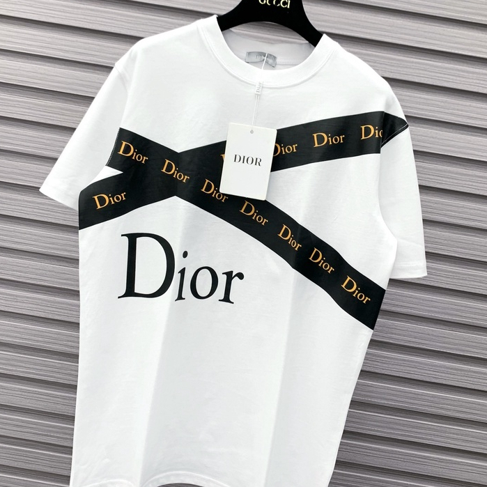 Áo phông Nam Nữ Dior họa tiết in chéo, unisex nam nữ chất cotton thoáng mát phong cách 2023 (ảnh chụp thật) | BigBuy360 - bigbuy360.vn