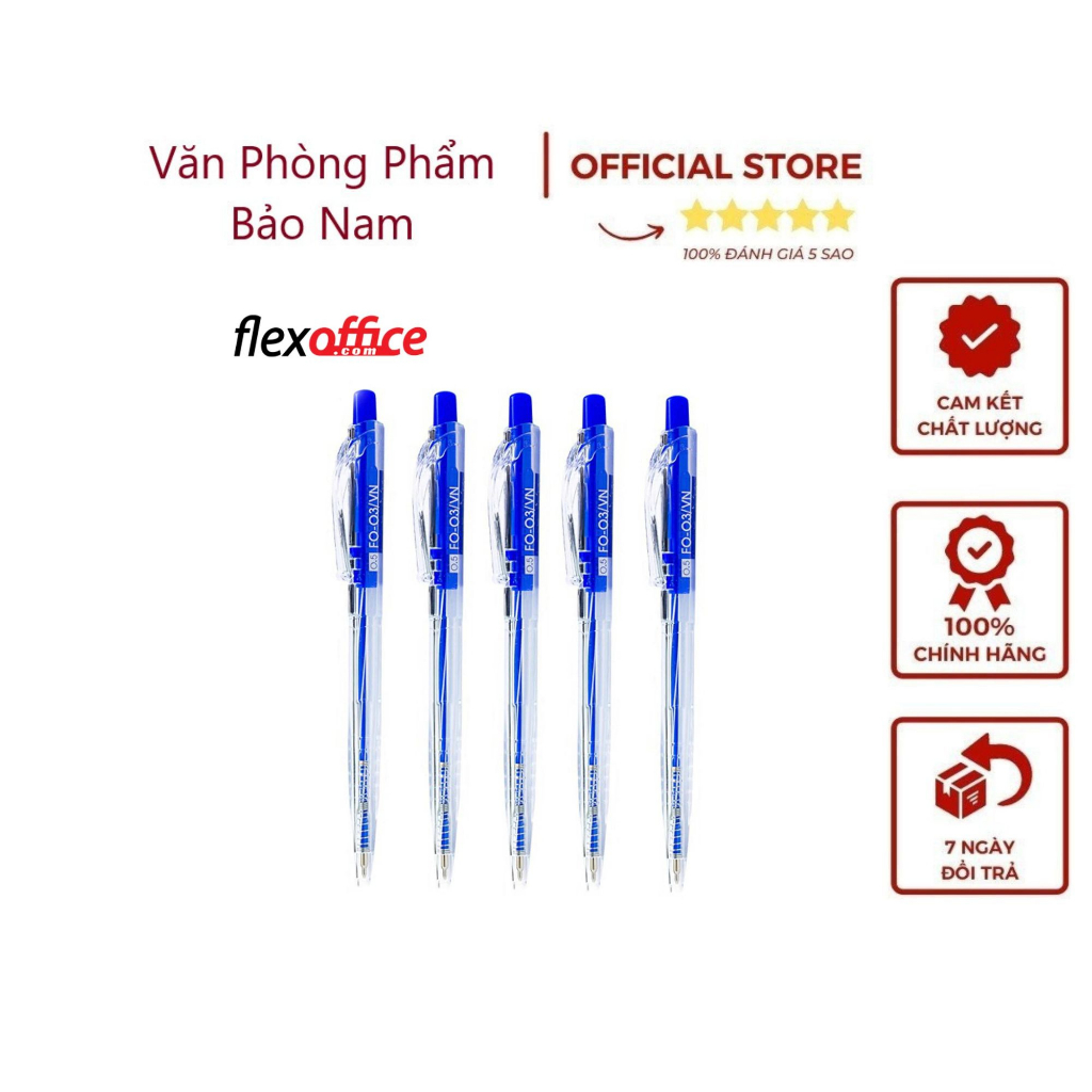 Bút bi Flexoffice FO-03 0.5mm (Hộp 20 chiếc)