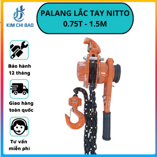 Pa lăng lắc tay Nitto 0.75T-1.5M KCB