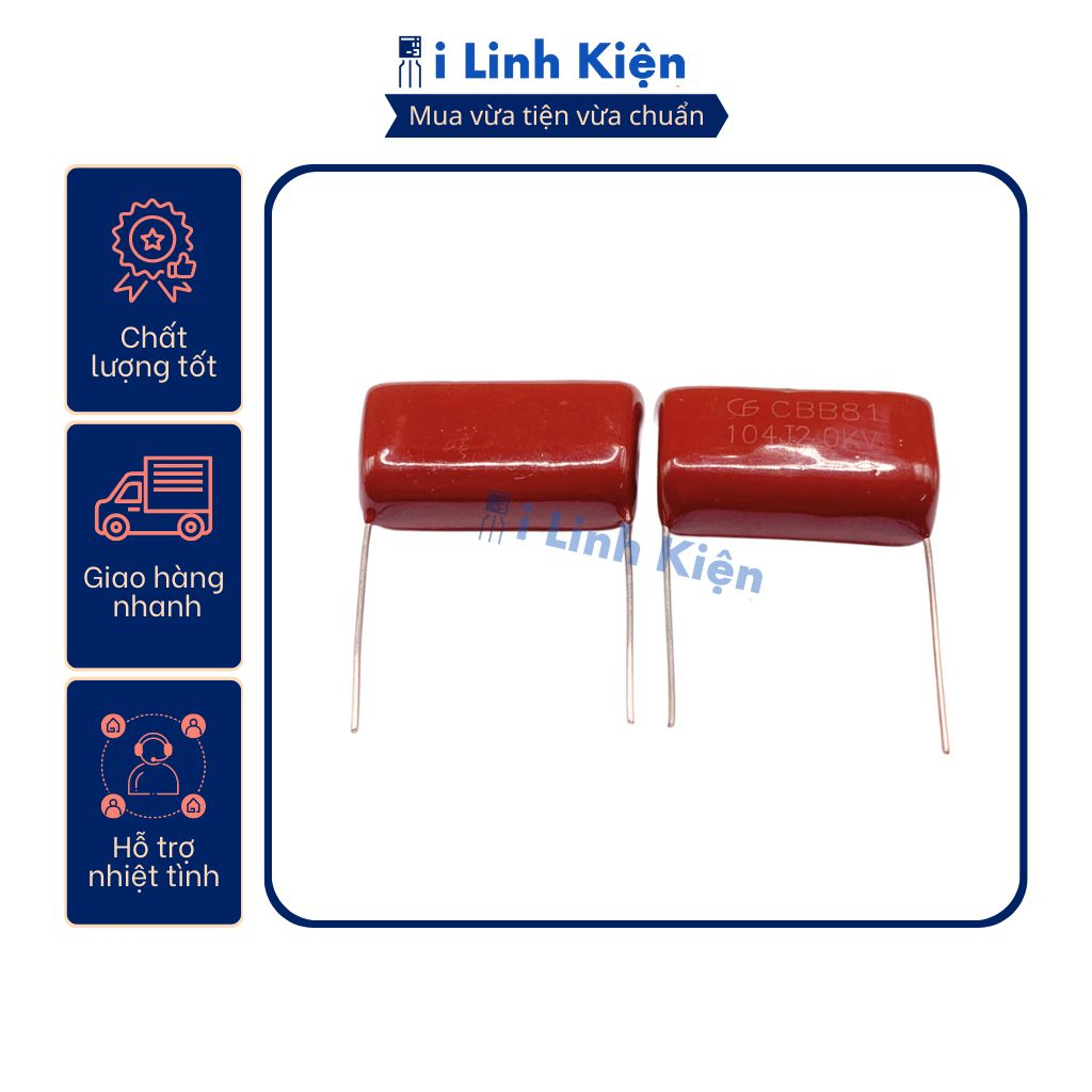 Tụ CBB 104J 2000V 0.1uF 100nF 30mm