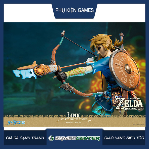 Mô hình cao cấp The Legend of Zelda Breath of the Wild - Link hãng F4F