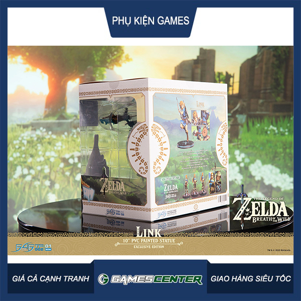 Mô hình cao cấp The Legend of Zelda Breath of the Wild - Link hãng F4F