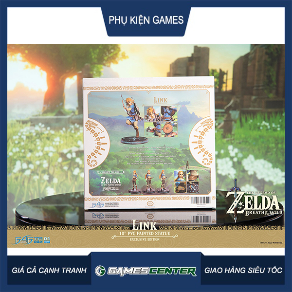 Mô hình cao cấp The Legend of Zelda Breath of the Wild - Link hãng F4F