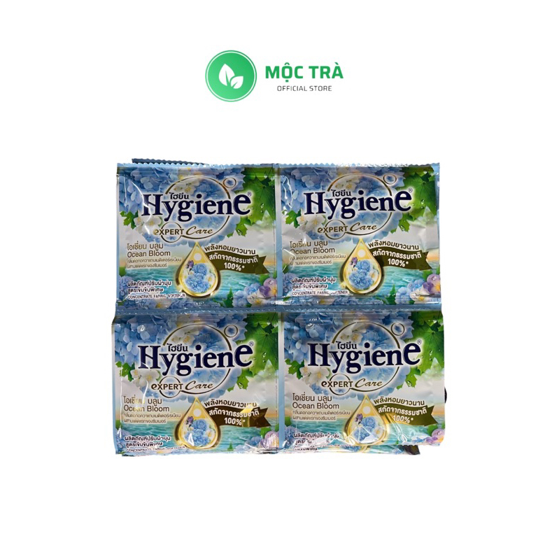 New 2023 - Dây 12 gói x20ml Nước xả vải Hygiene đậm đặc lưu hương lâu Thái Lan