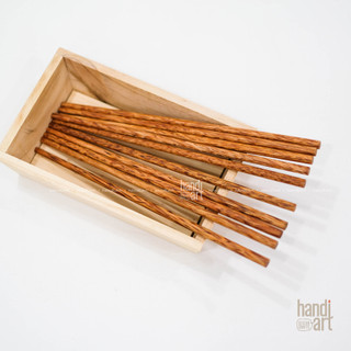 Đũa gỗ dừa tự nhiên bến tre (10 đôi)