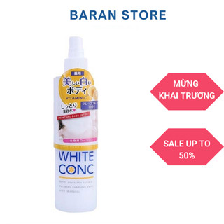 Xịt dưỡng trắng da white conc body lotion 245ml