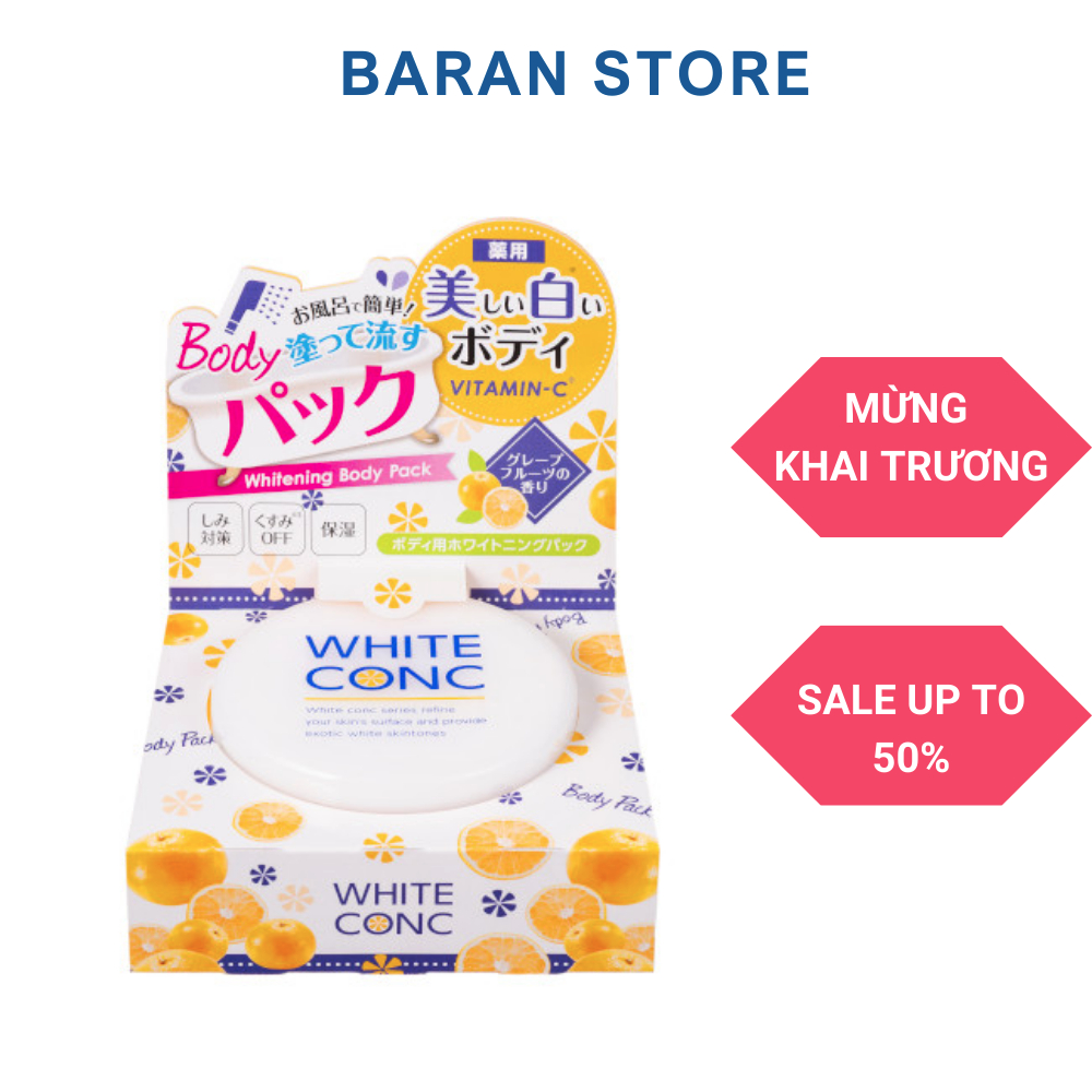Kem Ủ Trắng Da White Conc Whitening Body 70g - Baran Store